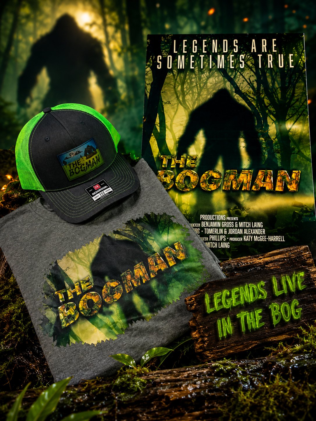 Poster, Tshirt, and Hat Bundle